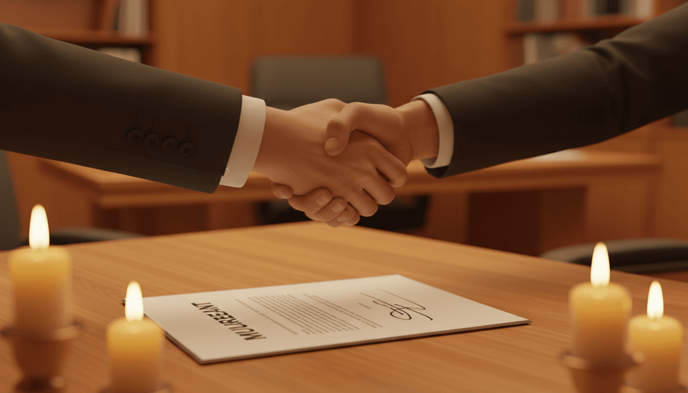 Amicable agreements reached through mediation